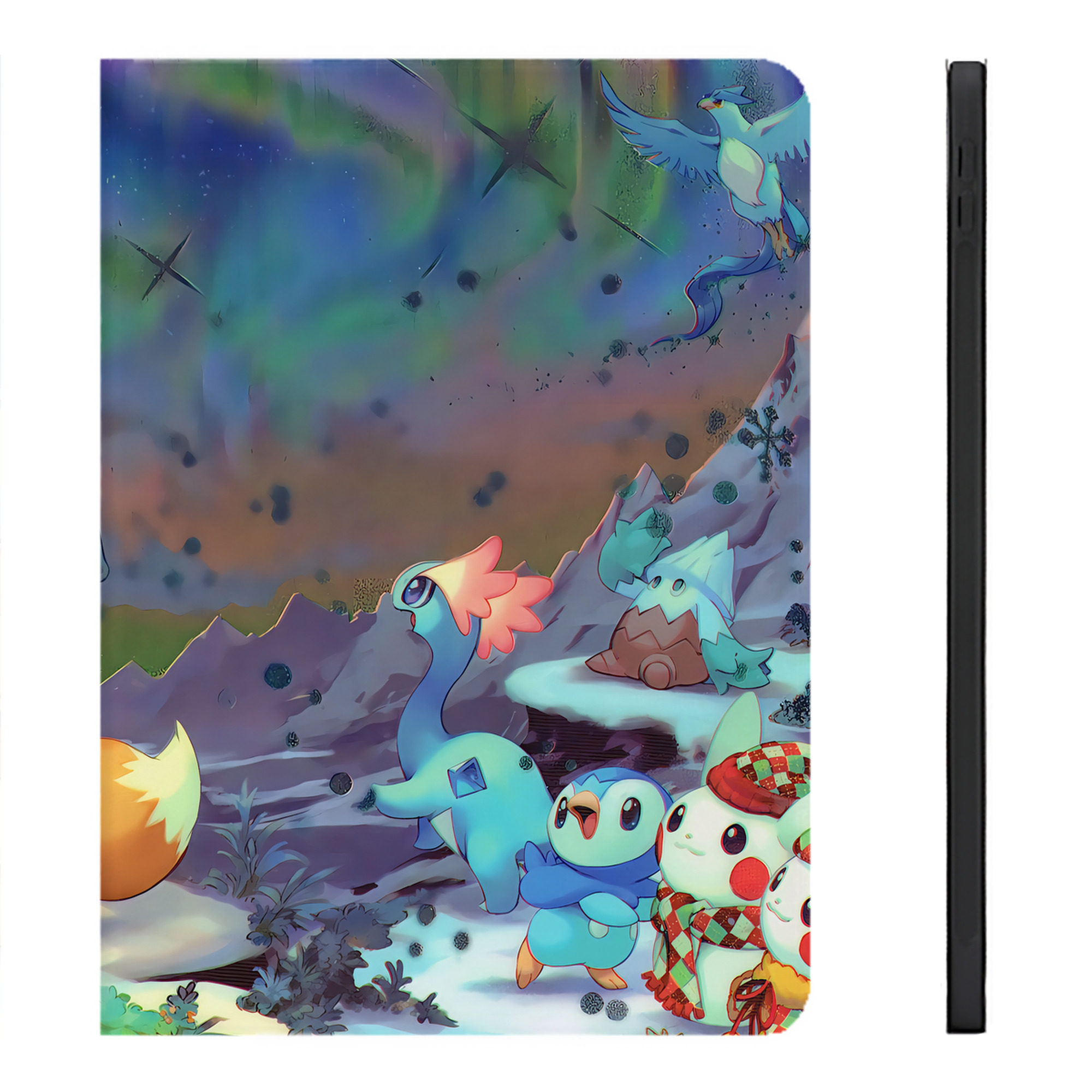 （画像用） ポケットモンスター Pokémon IPadケース ペンホルダー付き ブックスタイルデザイン